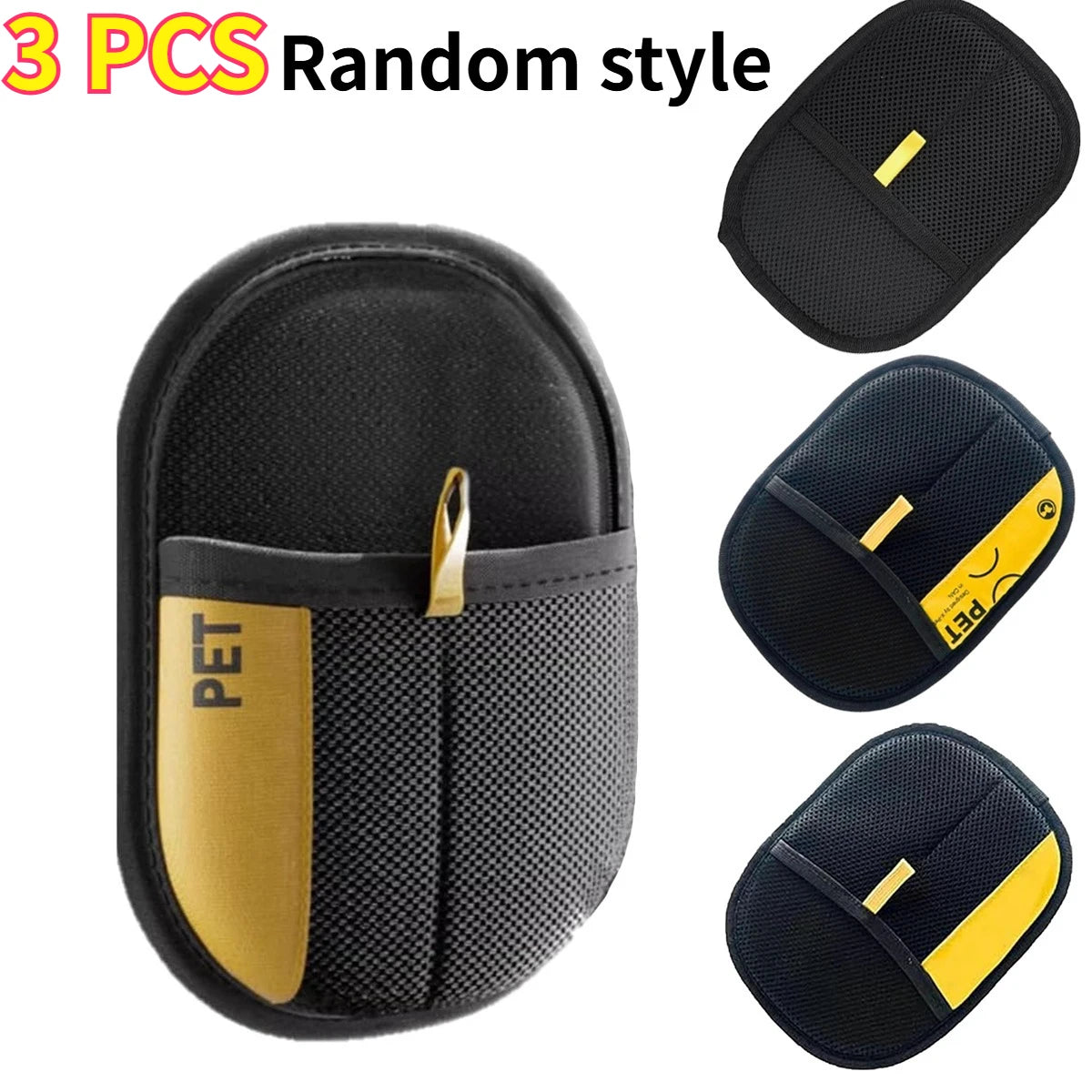 1/3/5 PCS Upgraded Pet Hair Removal Glove – Thickened Electrostatic Grooming & Furniture Cleaner for Dogs Cats Couch Car Carpet